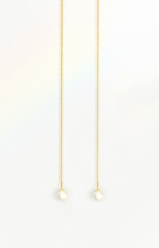 MAM® IT-Orecchini lunghi con perla-Earring---